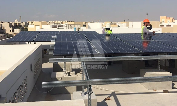 1,02 MW Flachdach-PV-Projekt in Dubai, VAE