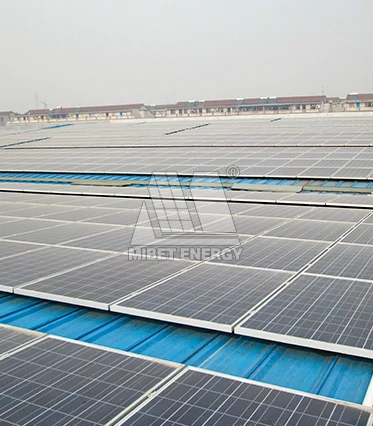 15 MW Metallziegeldach-PV-Projekt in Zhejiang, China