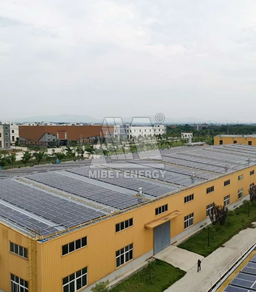 16,8 MW Metallziegeldach-PV-Projekt in Jingmen, China