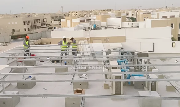1 MW Flachdach-PV-Projekt in Dubai, VAE