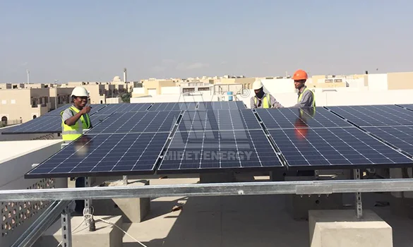 1 MW Flachdach-PV-Projekt in Dubai, VAE
