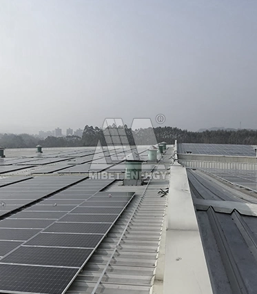 2,2 MW Metallziegeldach-PV-Projekt in Qingyuan, China