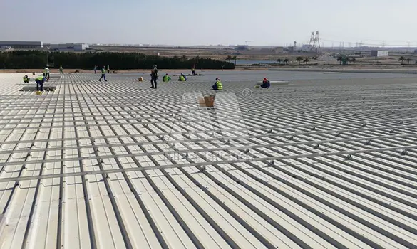 3008,32 KW Metallziegeldach-PV-Projekt in Dubai, VAE