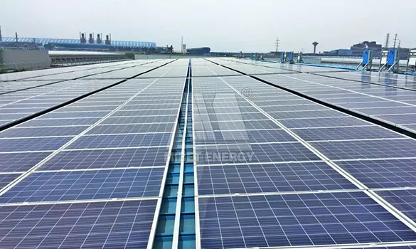 30 MW Metallziegeldach-PV-Projekt in Texas, China