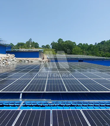 500 KW Metallziegeldach-PV-Projekt in Südkorea