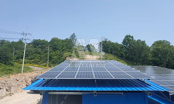 500 KW Metallziegeldach-PV-Projekt in Südkorea