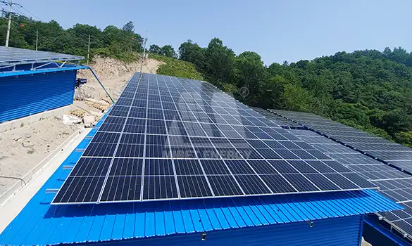 500 KW Metallziegeldach-PV-Projekt in Südkorea