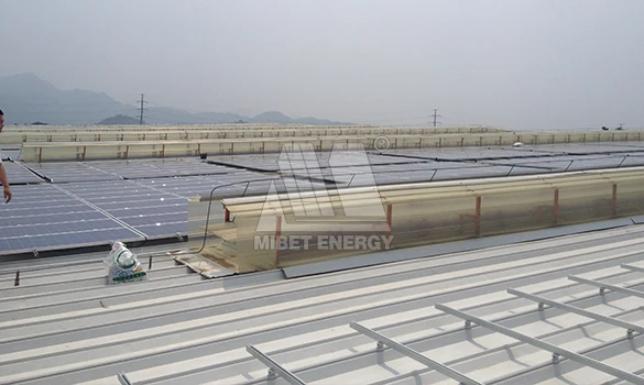 5,99 MW Metallziegeldach-PV-Projekt in Zhejiang, China