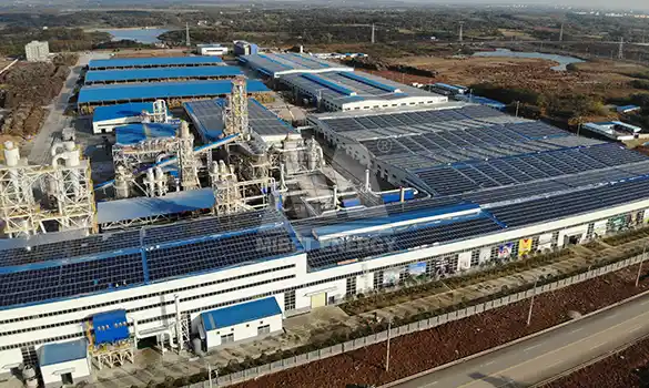 6,16 MW Metallziegeldach-PV-Projekt in Jingmen, China