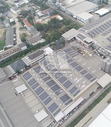 682 KW Metallziegeldach-PV-Projekt in Indonesien