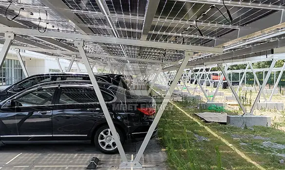 434,7 KW Solar Carport Projekt in Changzhou, China