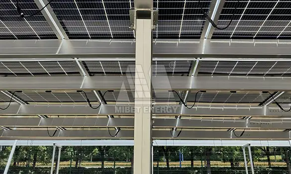 434,7 KW Solar Carport Projekt in Changzhou, China