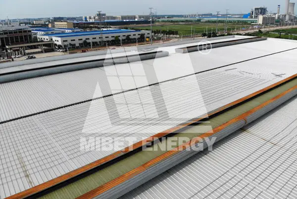 17,5-MW-Photovoltaikprojekt auf dem Dach in China Jingzhou