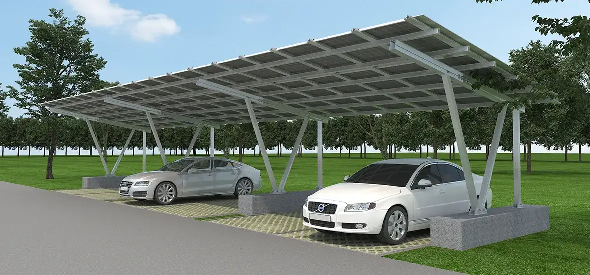 bipv wasserdichter carport