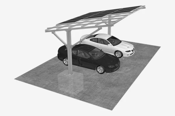 einstander carport pv halterung