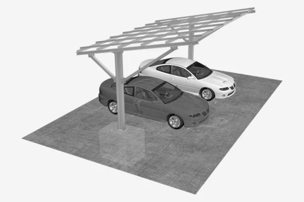 einstander carport pv halterung