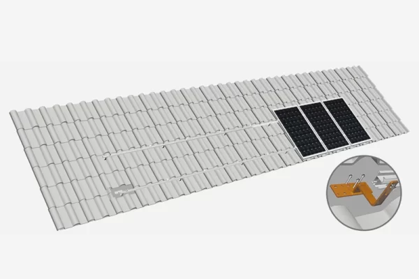 MRac Ziegeldach-Solarhaken