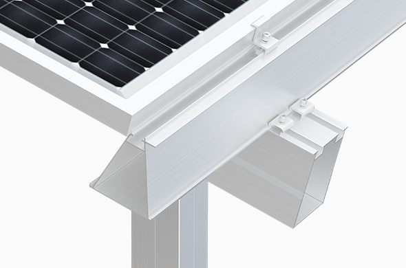 Montagesystem für die Photovoltaik-Carports Detailbild