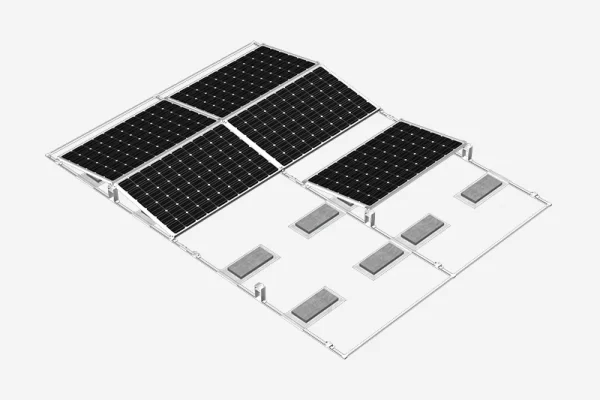 MRac Photovoltaik Flachdach Montagesysteme RMI (Symmetrisch)