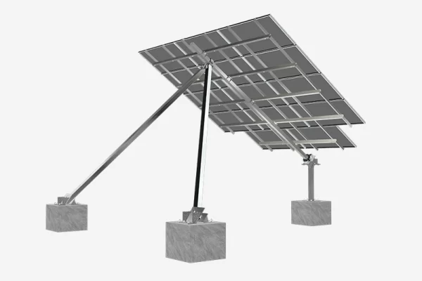 schrages einzelachse solar-nachfuhrsystem