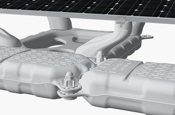 schwimmende photovoltaikanlage g4n detailbild