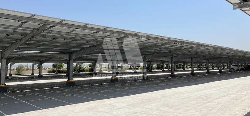 1,8 MW Bahrain Solar Carport Projekt