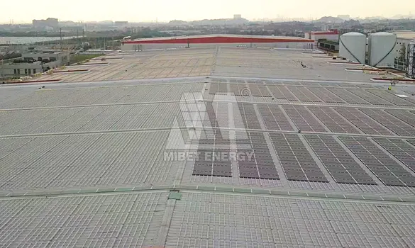 12,5 MW Metallziegeldach-PV-Projekt in Guangzhou, China