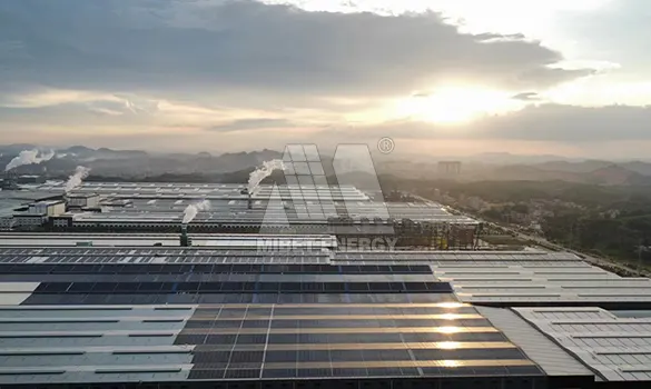 17 MW Metallziegeldach-PV-Projekt in Guangxi, China