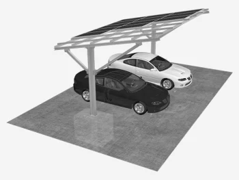 einstander carport pv halterung